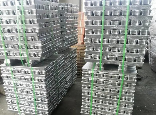 99.7% High Pure Aluminum Ingot A7 Surface Smooth For Melting Ingot
