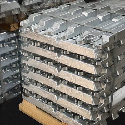 Silvery White A7 Aluminium Ingots 99.7% Primary 99.8% 6000 Series