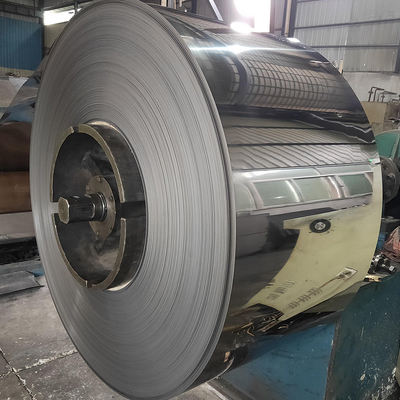 8K Surface Finish Stainless Steel Cold Rolled Coil 2000mm Width 0.1-3mm