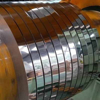 Custom 304 304L Stainless Steel Strip 8K 2B BA Slit Edge 10-800mm