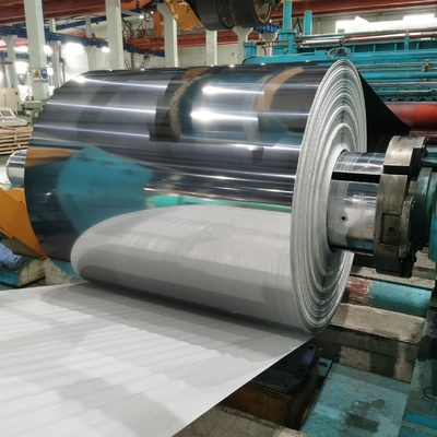 BA Surface Cold Rolled Stainless Steel Coil 1000-2000mm 2B BA 8K With Slit/Mill Edge