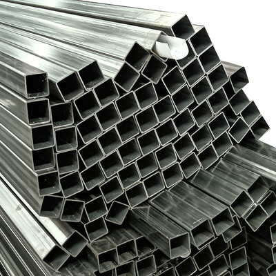 Hot Rolled 304 Stainless Steel Seamless Square Pipe Thick 1-6mm For Industrial