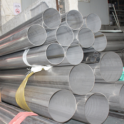 Straight Bright Stainless Steel Hot Rolled Round Pipe Annealed 1/8 "1/4" "1/2" Thick 316