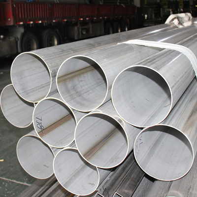 Straight Bright Stainless Steel Hot Rolled Round Pipe Annealed 1/8 "1/4" "1/2" Thick 316