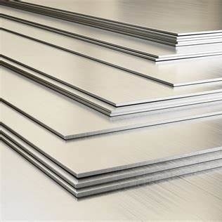 Construction Decoration 304L Stainless Steel Plate Good Heat Resistance BA 8K 25mm
